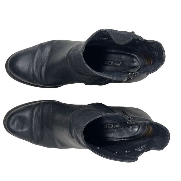 Paul Green Muncher Womens Aubrey Leather Side Zip Ankle Booties Black Size 7 UK - Picture 3 of 10